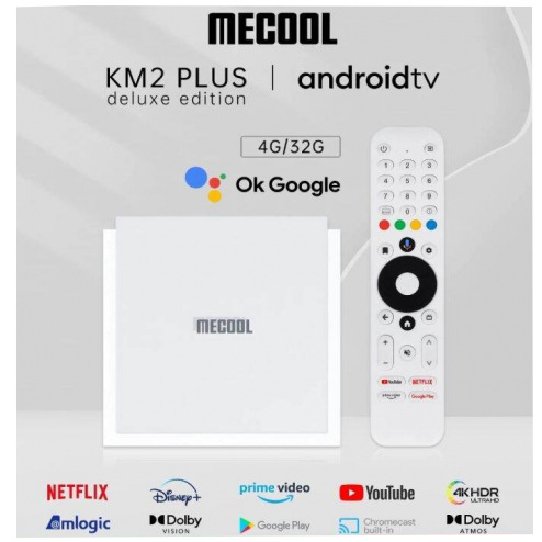 Mecool KM2 Plus Deluxe Android TV Box