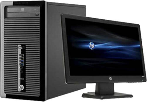 HP 280 G1 Microtower 4th Gen Core i3 18.5" LED Business PC