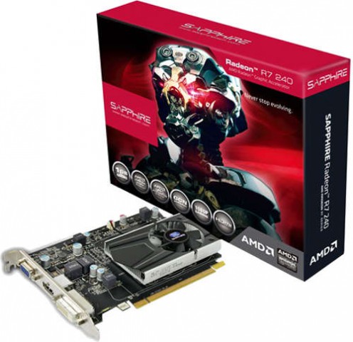 Sapphire AMD Radeon R7 240 1GB GDDR5 HDMI Video Card