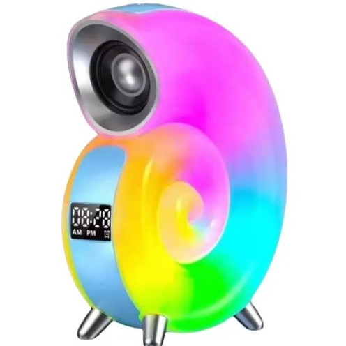 Conch RGB Light Wireless Speaker Clock