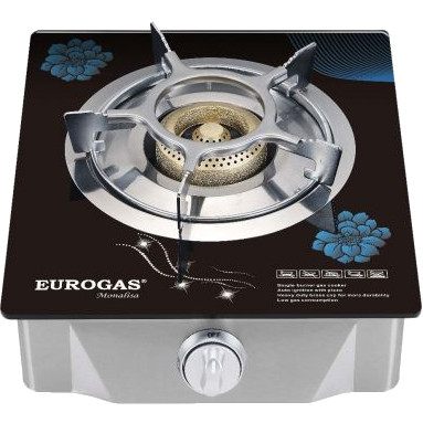 Eurogas 3D 7mm Tempered-Glass Gas Stove