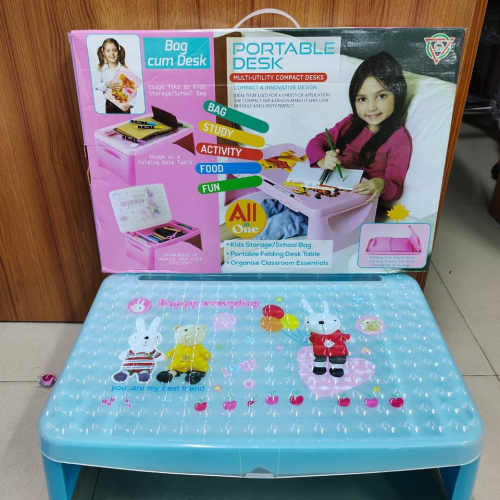 Kids Folding Plastic Desk Table