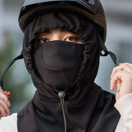 Winter Bike Hooded Mask with Neck Warmer