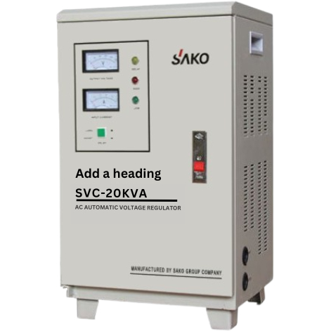 Sako SVC-20KVA Servo Single Phase Voltage Stabilizer