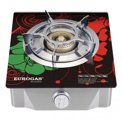 Eurogas Aesthetic Tempered Glass Design Gas Stove