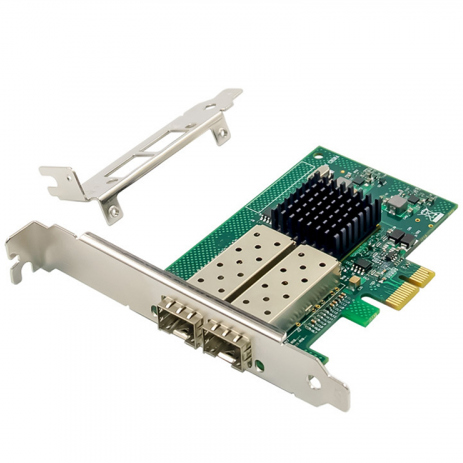 PCI-E X1 Dual Port Gigabit SFP Network Adapter