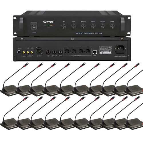 HTDZ HT-3000 Conference System Full Package 20-User