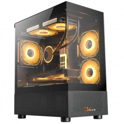 PC Power PG-H30 BK Sea View M-ATX Gaming Casing