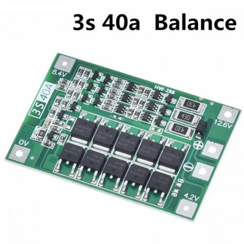 BMS Battery Protection Board 3S 40A 11.1V 12.6V 18650 A