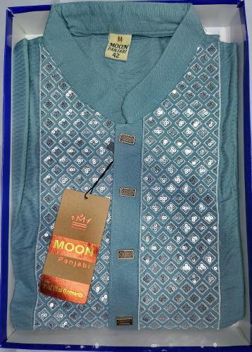 Premium Blue Panjabi for Men