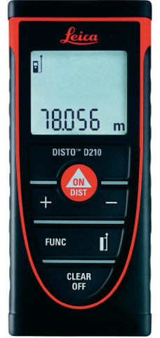 Leica Disto D210 Power Range Waterproof Laser Distance Meter