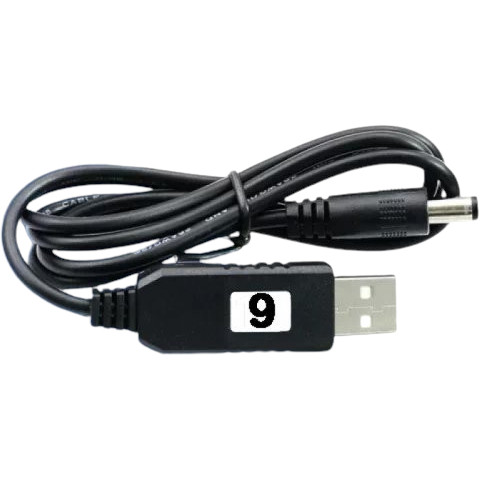 5V to 9V Booster Cable for Mini UPS