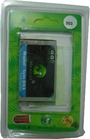 Microcell Green Li-ion Mobile Phone Battery for Symphony D53