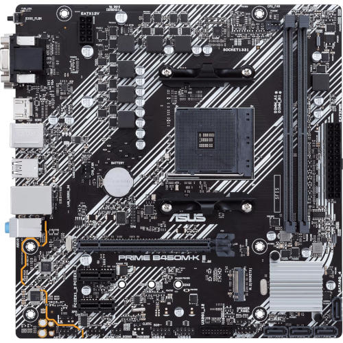 Asus PRIME B450M-K II AMD AM4 Micro ATX Motherboard