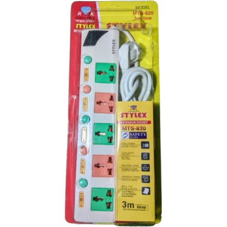 Stylex MTS-820 5-Port Multi Plug