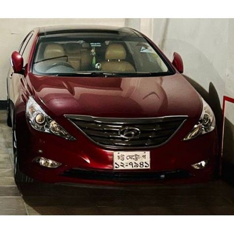 Hyundai Sonata Red 2012