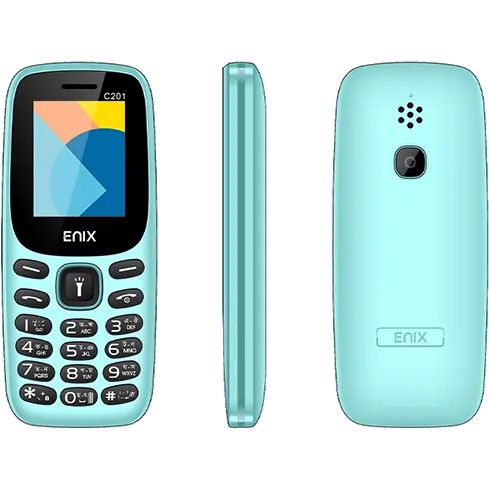 Enix C201 1.7-Inch Dual-SIM Button Phone