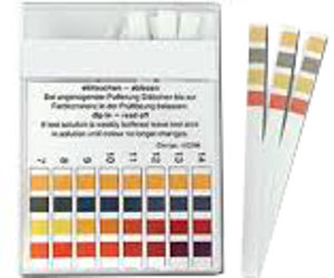pH Indicator Sticks Clear Plastic Container for Laboratory