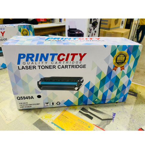 Printcity Q5949A Black Laser Toner Cartridge