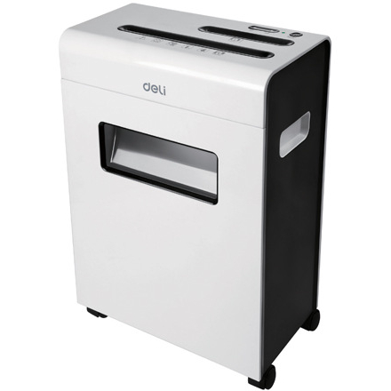 Deli 9911 Office Paper Shredder Machine 8-Sheet Capacity