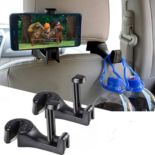 Car Seat Phone Holder with Hook 2Pcs