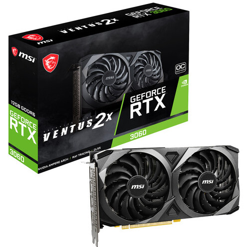 MSI GeForce RTX 3060 VENTUS 2X OC 12GB Graphics Card