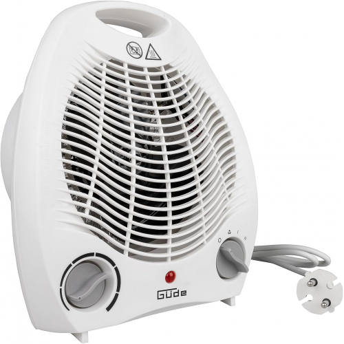 Gude 2000W Upright Standing Electric Fan Room Heater