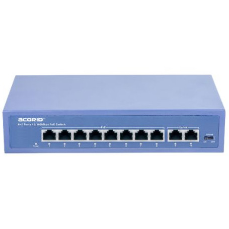 Acorid CS1110P 8-Ports 10/100M PoE Switch