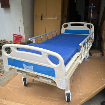 2-Cranks Hospital Bed with Mattress