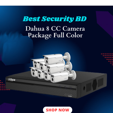 Dahua 8 Unit HAC-HFW-1200DP Bullet CC Camera Package