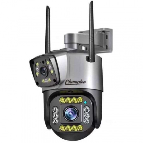 Champion Dual-Lens Two Way Audio Outdoor Wi-Fi Camera