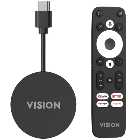 Vision 4K Android TV Extreme Dongle (Google OS)