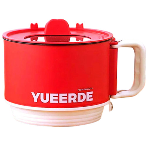 YUEERDE 1.5 Liter Electric Mini Cooking Pot