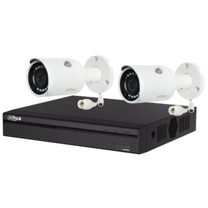 Dahua 2 Unit IPC-HFW1230S1 IP Camera Package