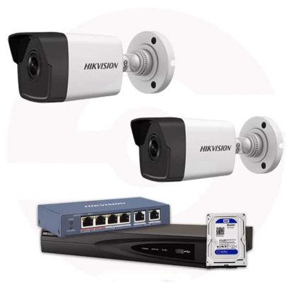 Hikvision 4MP 2 IP Camera Package