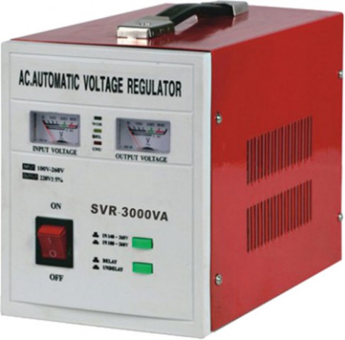 Servo AVR 3000VA Short Circuit Automatic Voltage Regulator