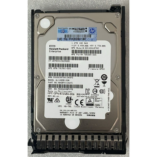 HP 1.2TB 10K 12G HPE G-8-G-9-G10 SAS Server HDD