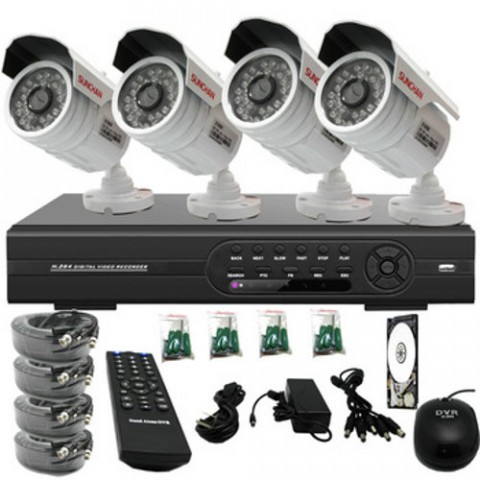 CCTV System Division IV-777 8 Channel 8 Night Vision Camera