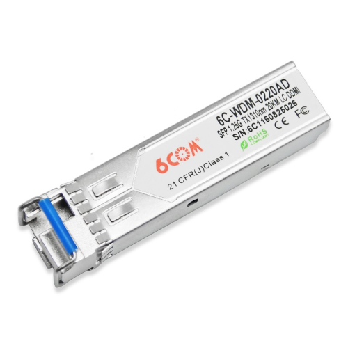 6COM 6C-WDM-0220AD 1.25G 20KM SFP Transceiver Module