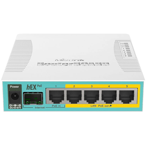 Mikrotik hEX PoE RB960PGS 5-Port Network Router