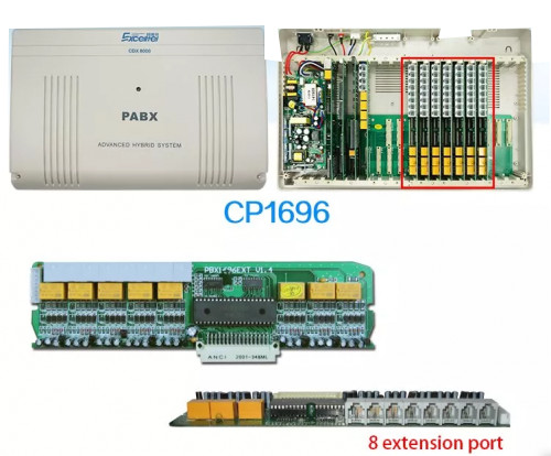 Excelltel 8-Lines PABX Extension Card for CP1696