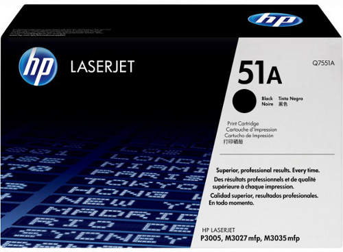 HP 51A Genuine Black Color Toner for HP LaserJet Printers