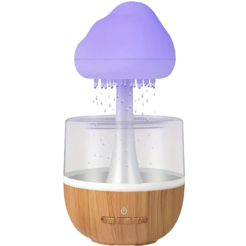 Rain Cloud Night Light Humidifier with Raining Water