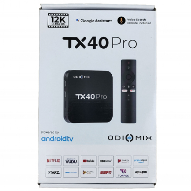 Odiomix TX40 Pro 12K Ultra HD Android TV Box