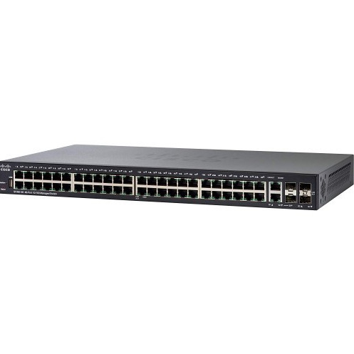 Cisco SF350-48P-K9 48-Port 10/100 PoE Managed Switch