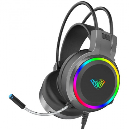 AULA S608 Wired RGB Gaming Headphone