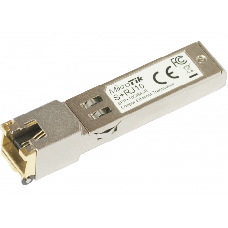 Mikrotik S+RJ10 RJ45 SFP+ 6-Speed 10Gbps Copper Module