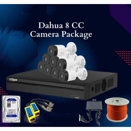 Dahua 8 unit CC Camera Package