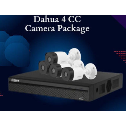 Dahua 4-CH CC Camera Package