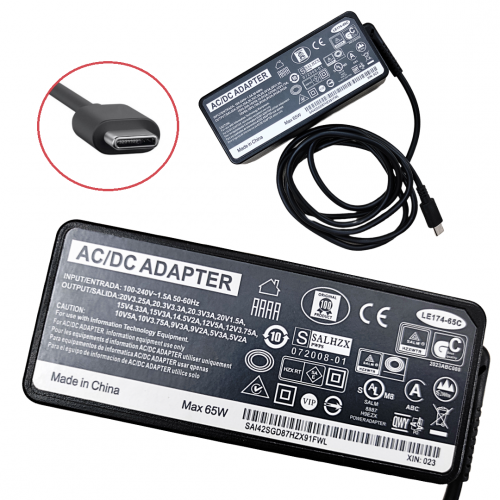 Lenovo 65W AC USB Type-C Laptop Adapter